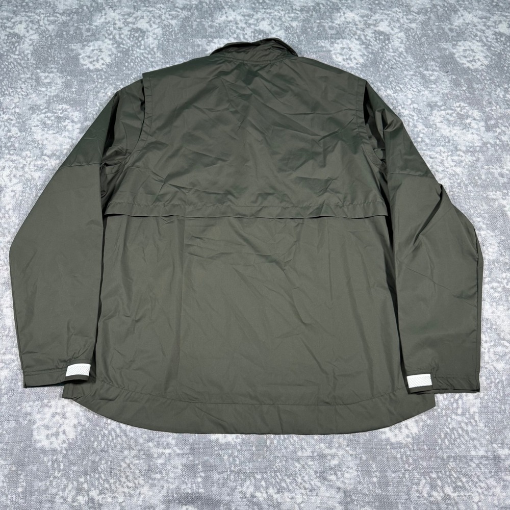 Nike Oregon Ducks Windbreaker Mens XL Olive Green 1/4 Zip Pullover Jacket NCAA - Picture 7 of 11